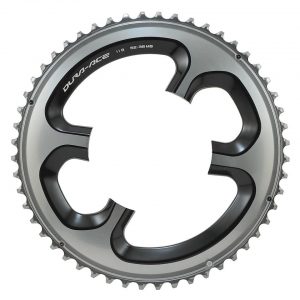Shimano Dura-Ace FC-9000 11-Speed Chainring (Silver) (110mm BCD) (Offset N/A) (52T) - Y1N298110