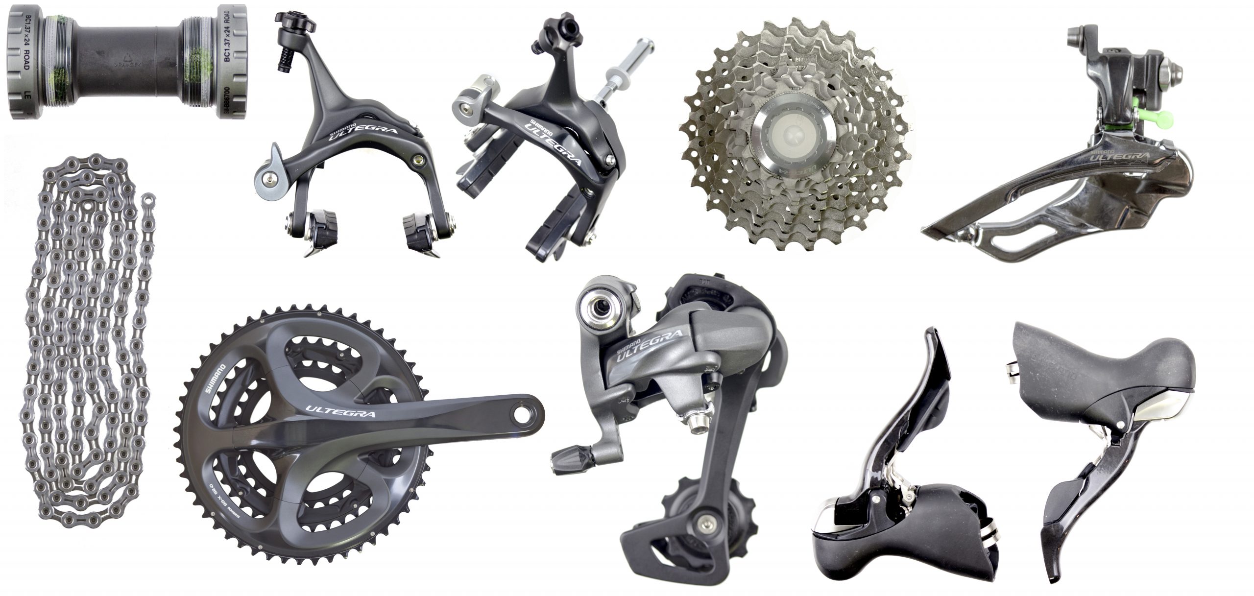 Shimano Ultegra 3x 6703 G Glossy Grey Groupset - In The Know Cycling