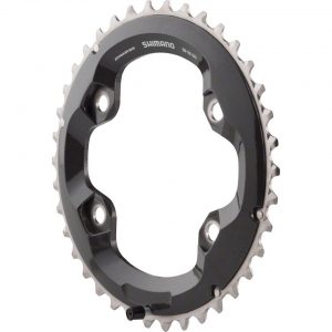 Shimano XT M8000 Outer Chainring (Grey) (96mm BCD) (Offset N/A) (38T) - Y1RL98090