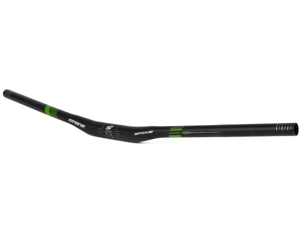 Spank SPIKE 800 Vibrocore Mountain Bike Handlebar (Black/Green) (31.8mm) (15mm Rise) (... - HAN1312