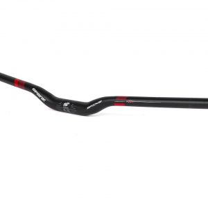 Spank SPIKE 800 Vibrocore Mountain Bike Handlebar (Black/Red) (31.8mm) (30mm Rise) (800... - HAN1310
