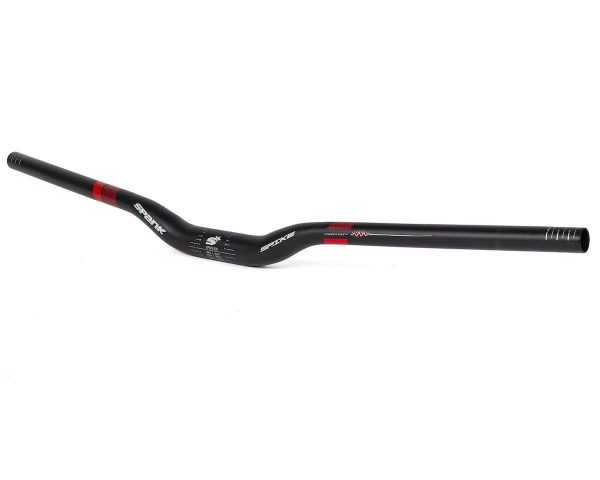 Spank SPIKE 800 Vibrocore Mountain Bike Handlebar (Black/Red) (31.8mm) (30mm Rise) (800... - HAN1310