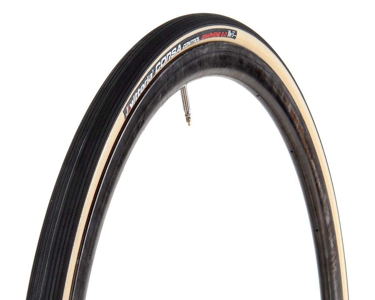 Vittoria Corsa Control Road Tire (Para) (700c / 622 ISO) (25mm) (Folding) ( G2.0) - 11A00104 - In The Know Cycling