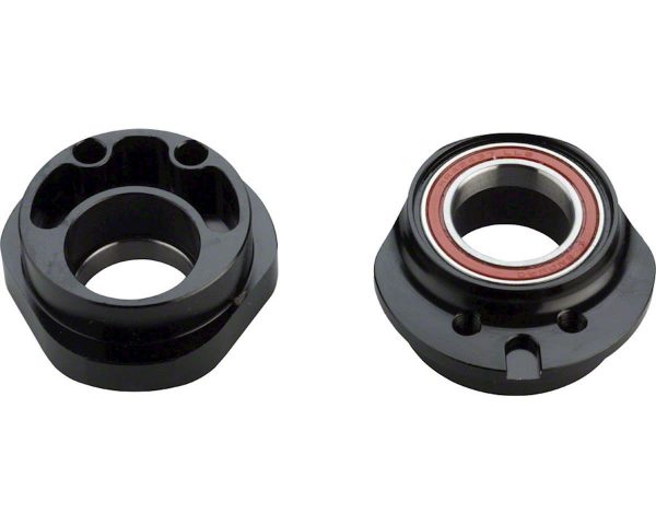 Wheels Manufacturing Eccentric Bottom Bracket (Black) (PF30) (24mm Spindle) (Singl... - PF30-EBB-BLK