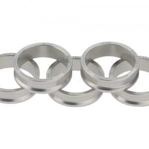 Wolf Tooth Components 1-1/8" Headset Spacer (Silver) (5) (10mm) - SPACER-SLL-5PACK-10MM