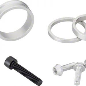 Wolf Tooth Components BlingKit: Headset Spacer Kit 3 510 15mm Silver