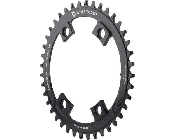 Wolf Tooth Components Drop-Stop Chainring (110mm Asym BCD) (Offset N/A) (38T) - SH11038