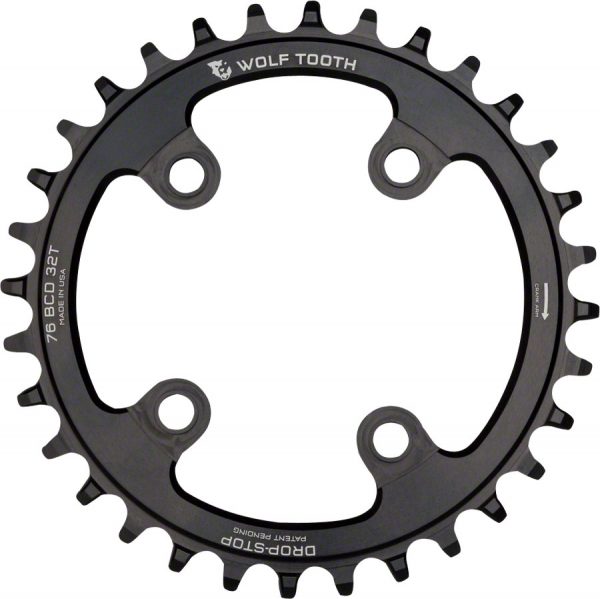 Wolf Tooth Components Drop-Stop Chainring: 30T x 76