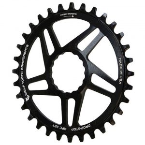 Wolf Tooth Components Drop-Stop Race Face Cinch Chainring (Black) (6mm Offset) (26T) - RFC26