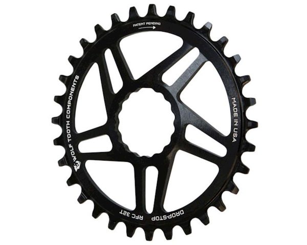 Wolf Tooth Components Drop-Stop Race Face Cinch Chainring (Black) (6mm Offset) (26T) - RFC26