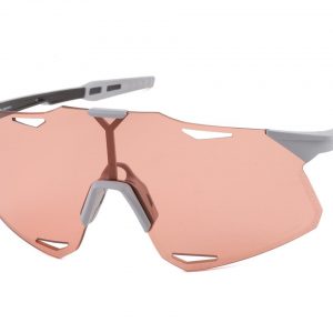 100% Hypercraft Sunglasses (Matte Stone Grey) (HiPER Coral Lens) - 61039-394-79