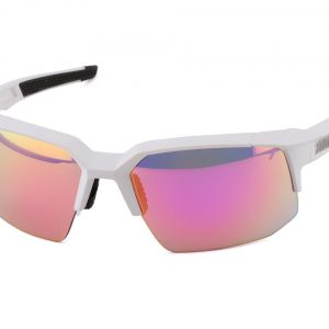 100% Speedcoupe Sunglasses (Soft Tact Off White) (Purple Multilayer Mirror Lens) - 61031-010-72