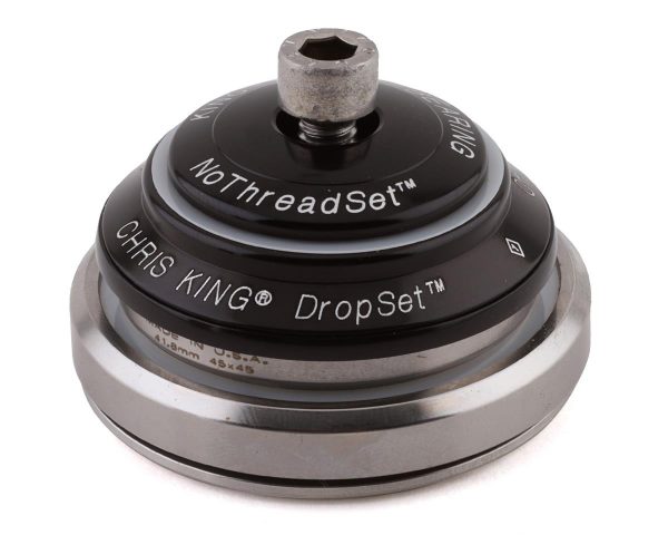 Chris King DropSet 2 42mm/52mm Headset (Black) (45deg) (1-1/8"-1-1/2") - CAB1