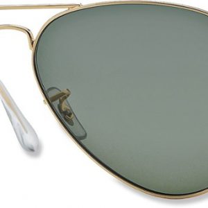 Ray-Ban Aviator Classic Polarized Sunglasses - Crystal Green