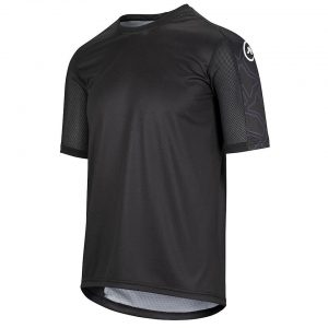 Assos Men's Trail Short Sleeve Jersey (Black Series) (S) - 5120205-BS-S