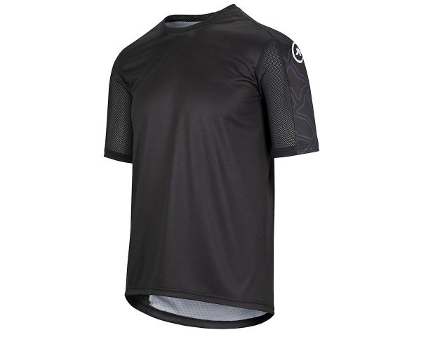 Assos Men's Trail Short Sleeve Jersey (Black Series) (S) - 5120205-BS-S