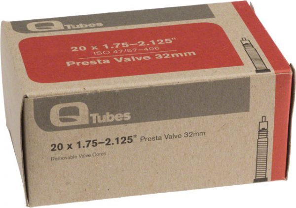 Q-Tubes 20 x 1.75-2.125 32mm Presta Valve Tube