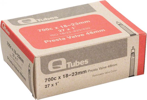 Q-Tubes 700C x 18-23mm 48mm Presta Valve Tube