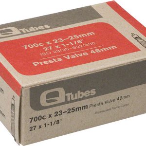Q-Tubes 700C x 23-25mm 48mm Presta Valve Tube