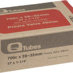Q-Tubes 700C x 28-32mm 48mm Presta Valve Tube
