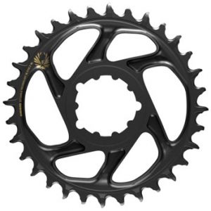 SRAM X-Sync 2 Eagle SL Direct Mount Chainring 34T Boost 3mm Offset, Black with Gold Logo