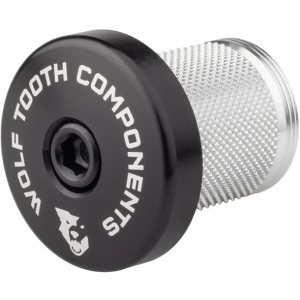 Wolf Tooth Components | Compression Plug with Integrated Spacer Stem Cap Black