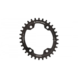 Wolf Tooth Components | Oval 96 mm BCD Chainring for XT M8000 & SLX M7000 34T for Shimano Xtm8000/Slxm7000 | Aluminum