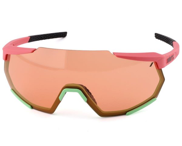 100% Racetrap Sunglasses (Matte Washed Out Neon Pink) (Persimmon) - 61037-105-01