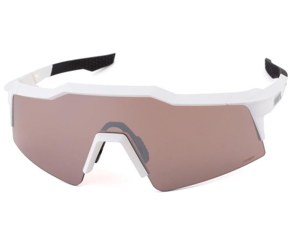 100% Speedcraft SL Sunglasses (Matte White) (HiPER Silver Mirror Lens) - 61002-404-01