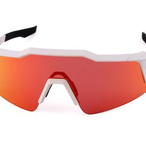 100% Speedcraft SL Sunglasses (Soft Tact Off White) (HiPER Red Multilayer Mirror L... - 61002-412-01