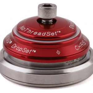 Chris King DropSet 3 Headset (Red) (1-1/8" to 1-1/2") (36deg) (IS41/28.6) (IS52/40) - CBR1