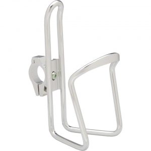 Dimension Water Bottle Cage (Silver) (w/ Adjustable Handlebar Clamp) - NH-BC203A-R18