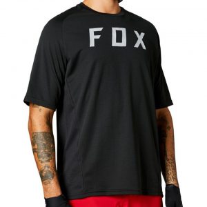 Fox Racing Defend Short Sleeve Jersey (Black) (XL) - 27630-001XL
