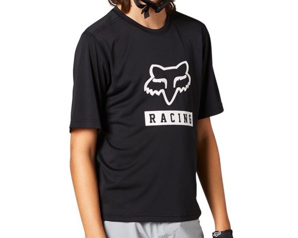 Fox Racing Ranger Short Sleeve Youth Jersey (Black) (Youth XL) - 27394-001YXL