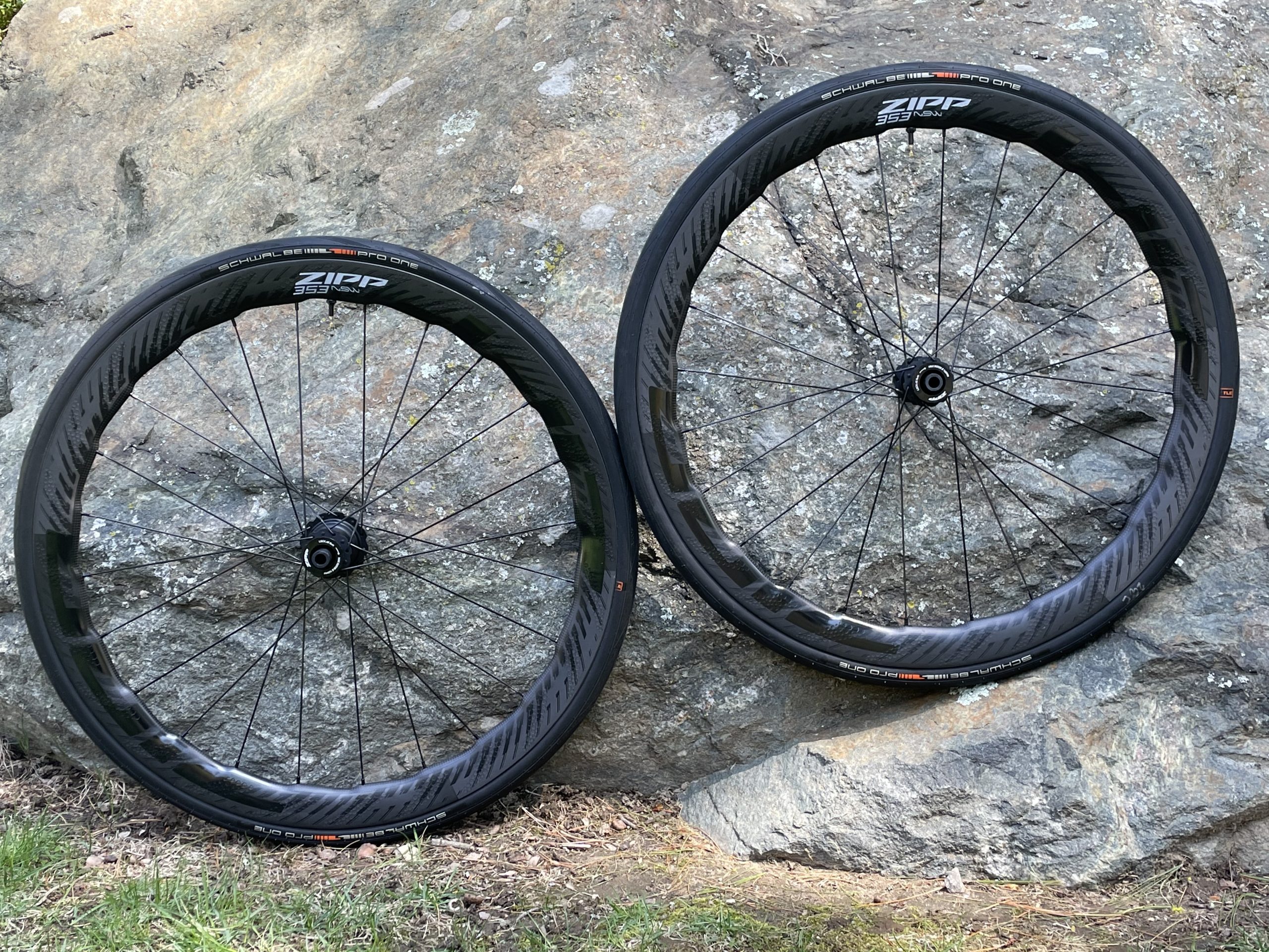 Zipp 353 NSW lightweight wheels for climbing