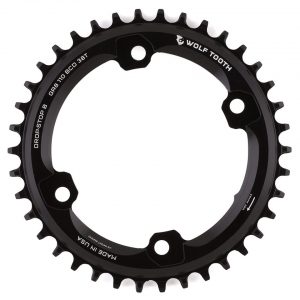 Wolf Tooth Components Shimano GRX Drop-Stop FT Chainring (Black) (38T) (110 Asymmetr... - SH11038-GR
