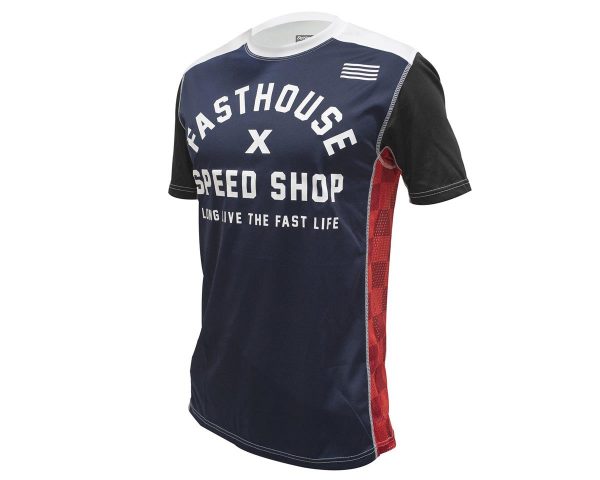 Fasthouse Inc. Classic Heritage Short Sleeve Jersey (Navy) (XL) - 5811-3011