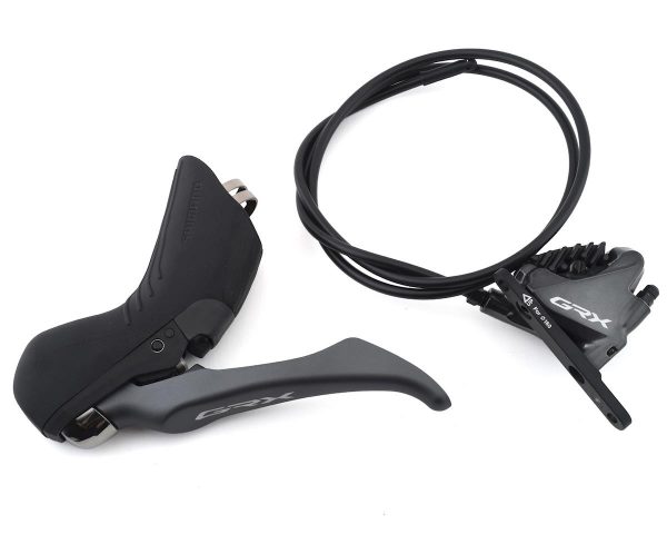 Shimano GRX ST-RX810 Hydraulic Disc Brake/Shift Lever Kit (Black) (Flat Mount)... - IRX8104DLF6SC100