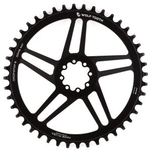 Wolf Tooth Components Sram 8-Bolt Direct Mount Chainring (Black) (6mm Offset) (44T) (Dr... - SDM8-44