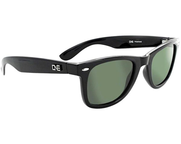 Optic Nerve Dylan Polarized Sunglasses (Shiny Black) (Grey Lens) - 16045