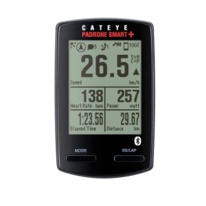 Cateye Padrone Smart+ Bluetooth Cycling Computer - Black / GPS
