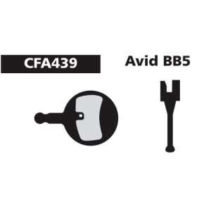 EBC Brake Disc Pads - Sintered - FA439HH - Avid BB5
