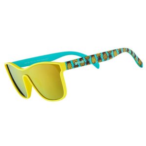 Goodr Tropical VRG Sunglasses - How Do You Like Them Pineapples? / Mirror Lens