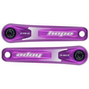 Hope E-Bike Cranks - Purple / 165mm