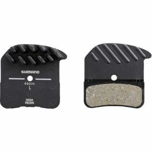 Shimano H03A Disc Brake Pads With Cooling Fins - Black