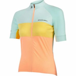 Endura FS260-Pro Women's Short Sleeve Cycling Jersey - Orange / XSmall