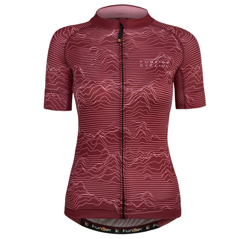 Funkier Arissa Pro Women's Short Sleeve Cycling Jersey - Red / XSmall