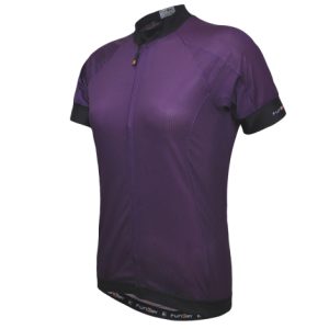 Funkier Ibera Ladies Active Short Sleeve Cycling Jersey - Purple / XSmall