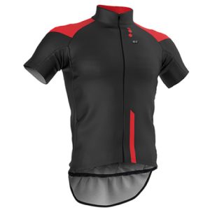 GSG Hydra 1/2 Racing Short Sleeve Cycling Jersey - Black / Red / Medium