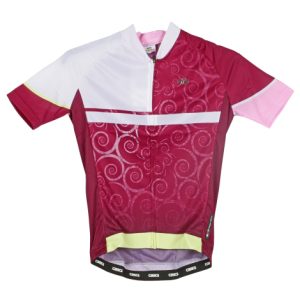 GSG Pearl Women's Short Sleeve Cycling Jersey - Bordeaux / XSmall